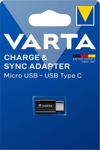 VARTA Adapter Micro USB – USB Type C