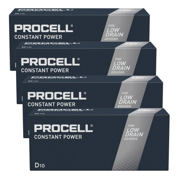 Duracell Procell Constant Alkaline LR20 Mono D Batterie MN 1300 1,5V 40 Stk. (Box)