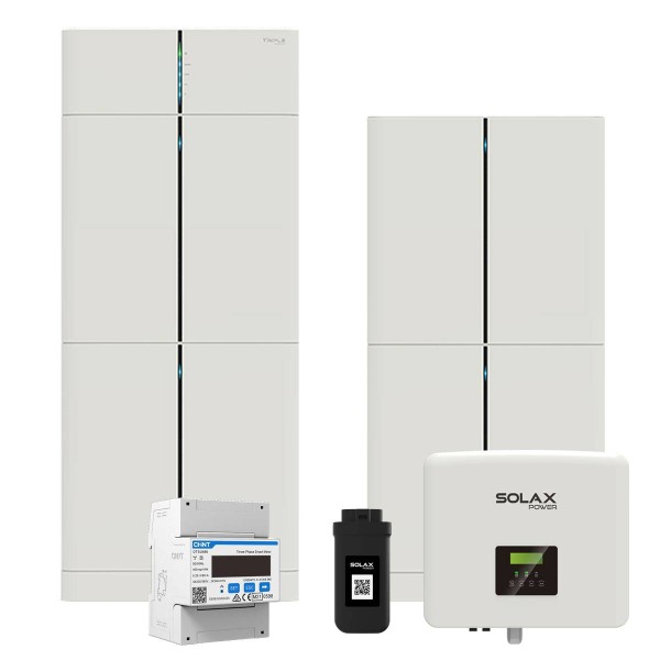 SolaX X1-Hybrid G4 3kW Hybrid Wechselrichter mit 12 kWh Solarspeicher-Set