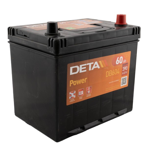 Deta DB604 Power 12V 60 Ah 390A car battery