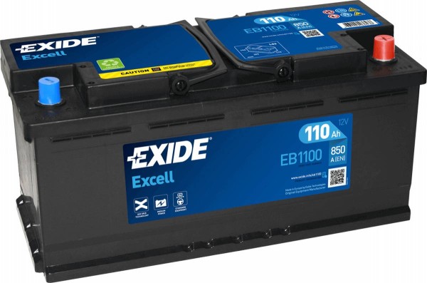 Exide EB1100 Excell 12V 110 Ah 850A car battery