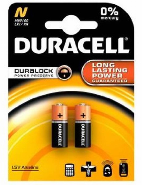 Duracell Lady LR1 Batterie N MN9100 1,5V (2er Blister)