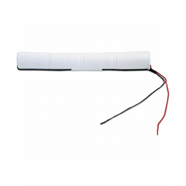 Akku Pack 4,8V 1500mAh für Notbeleuchtung Stab NiCd L4x1 4xSub-C Hochtemperaturzellen Kabel