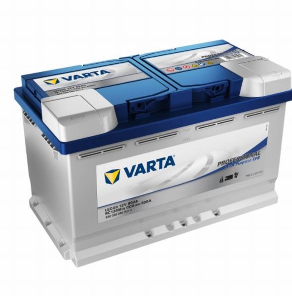 Varta LA80 Professional DP AGM battery 12V 80Ah 800A 840080080