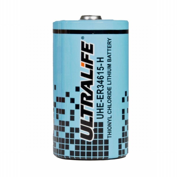 Ultralife UHE-ER34615-H bobbin cell - D-size Lithium Thionyl Chloride  battery 3.6V 19000mAh, Industrial Cells, Batteries