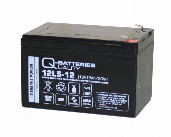 Replacement battery RBC4 for UPS systems from APC 12V 12Ah