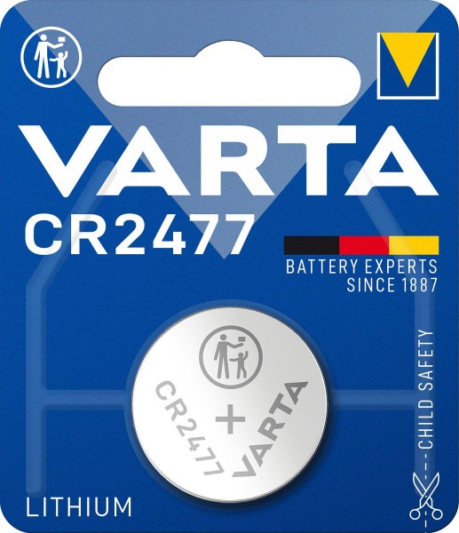 Varta Electronics CR2477 Lithium button cell 3V, pack of 1