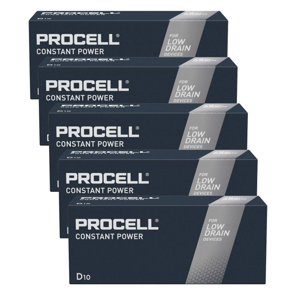 Duracell Procell Constant Alkaline LR20 Mono D Batterie MN 1300 1,5V 50 Stk. (Box)