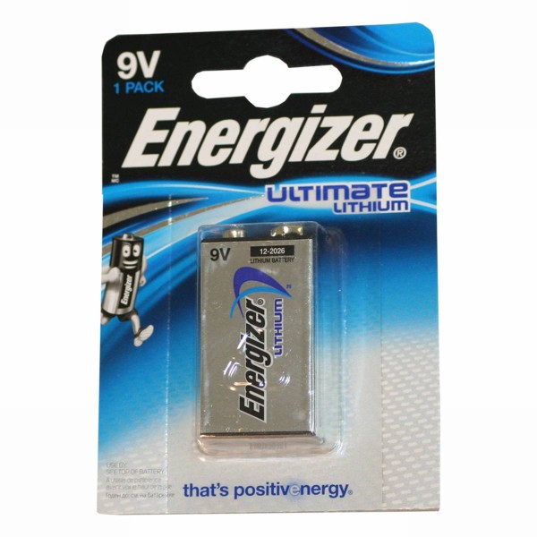 Energizer Ultimate Lithium L522 9V Block (1 Blister)
