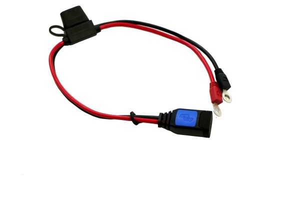 Victron connection cable with M6 eyelet connection + 30A fuse for Blue Smart IP65