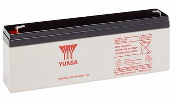 Yuasa NP2.3-12 2.3Ah 12V lead battery / AGM NP 2.3-12 VdS approval