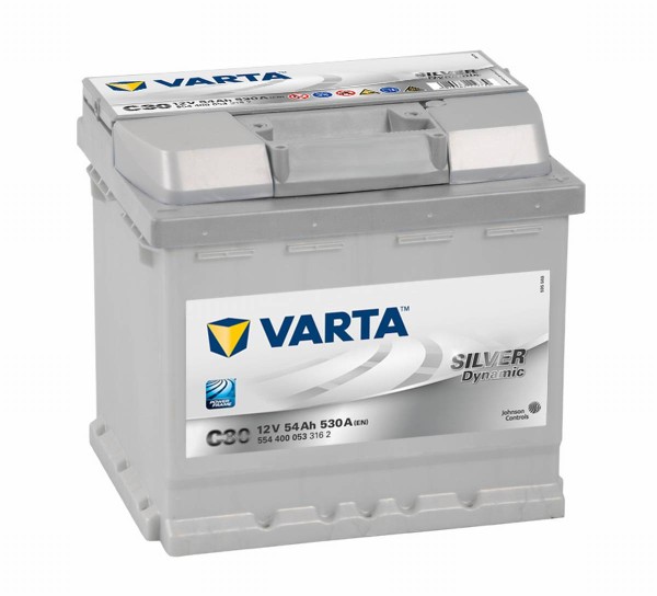 Varta SILVER Dynamic 554 400 053 3162 C30 12Volt 54Ah 530A/EN car battery