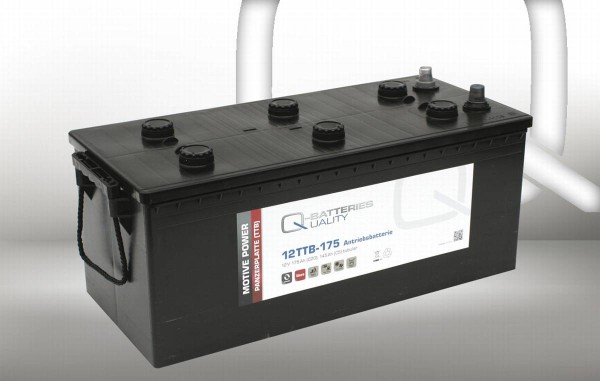 Q-Batteries 12TTB-175 12V 175Ah (C20) closed block battery, positive tube plate