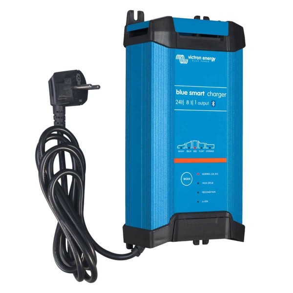 Victron IP22 24/8 (1) Blue Smart charger for lead and lithium batteries