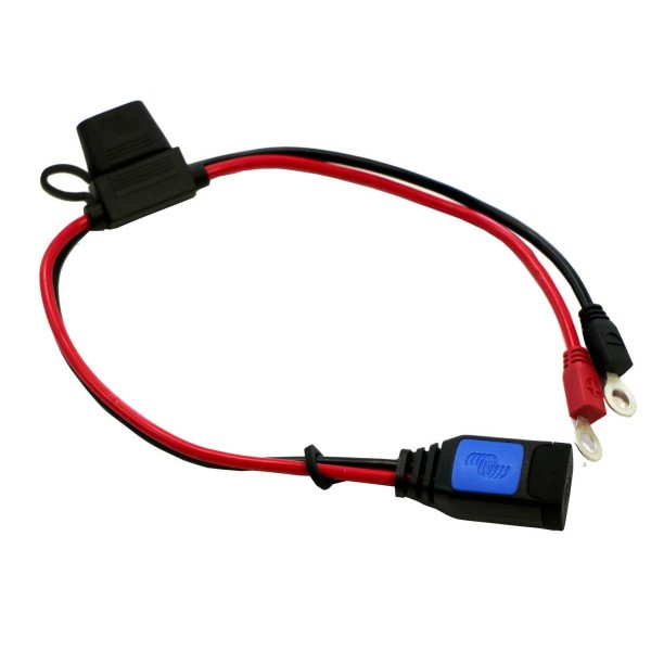 Victron connection cable with M8 eyelet connection + 30A fuse for Blue Smart IP65
