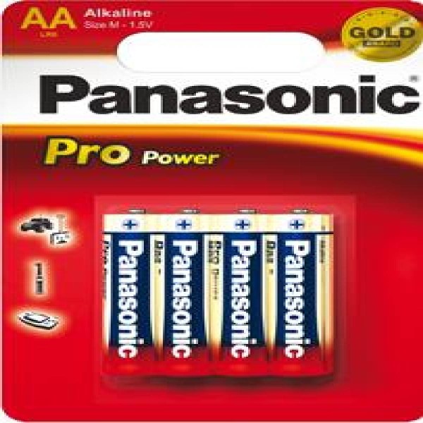 Panasonic Pro Power LR06 Mignon AA Alkaline Battery (pack of 4)