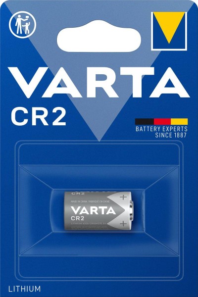 Varta Electronics Lithium battery CR2, pack of 1
