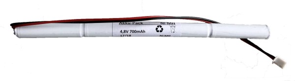 Battery pack 4,8V 900mAh NiMH L4x1 4xAAA with cable and EVE H33H2 plug