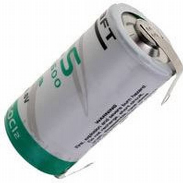 Saft LS 14250 1/2AA Lithium-Thionylchlorid Batterie 3,6V mit Lötfähne