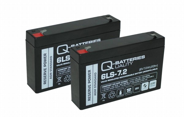 Replacement battery RBC18 for UPS systems from APC 6V 7,2Ah