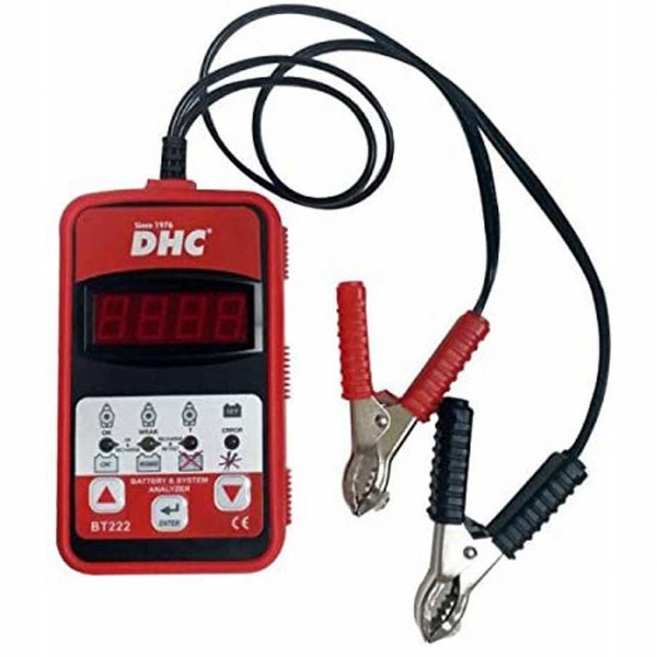 DHC BT222 battery tester for 12V starter batteries