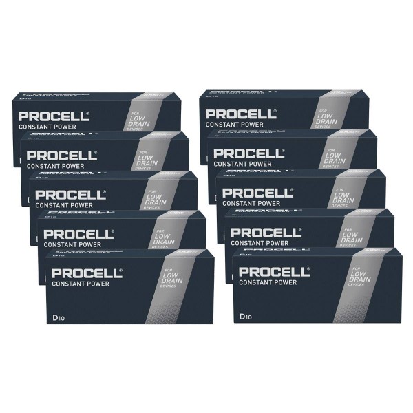 Duracell Procell Constant Alkaline LR20 Mono D Batterie MN 1300 1,5V 100 Stk. (Box)