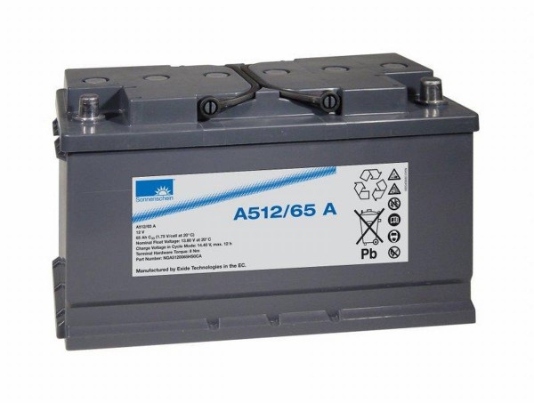Exide Sonnenschein A512/65 A 12V 65Ah dryfit lead-gel battery VRLA