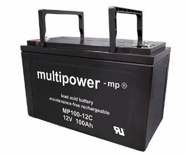 Multipower MP100-12C / 12V 100Ah lead battery AGM cycle type