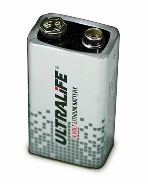 Ultralife U9VL-J-P - 9V Power Cell Lithium Battery 9V 1200mAh