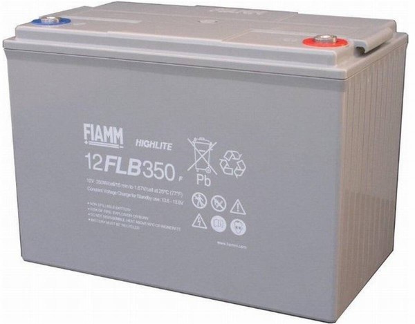 Fiamm HighLite 12FLB350P 12V 95Ah AGM lead fleece 10-12 year battery