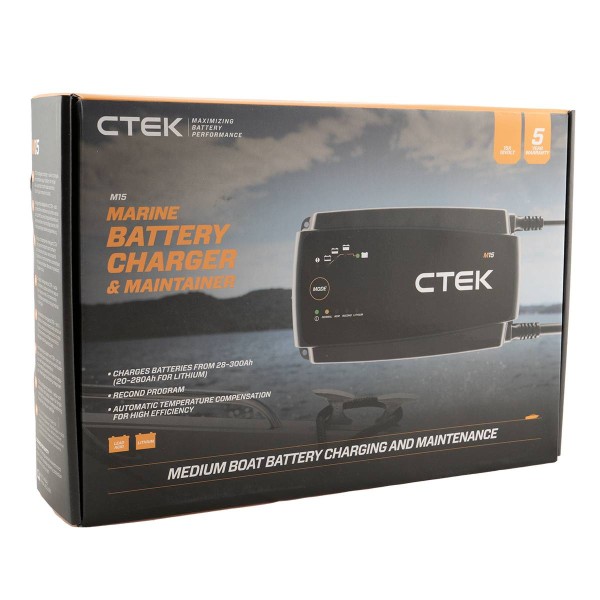 CTEK M15 EU charger 15A for 12V for lead/lithuim batteries