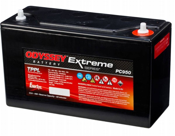 Hawker Odyssey ODS-AGM30E 12V 34Ah 400A AGM Motorcycle battery pure lead battery
