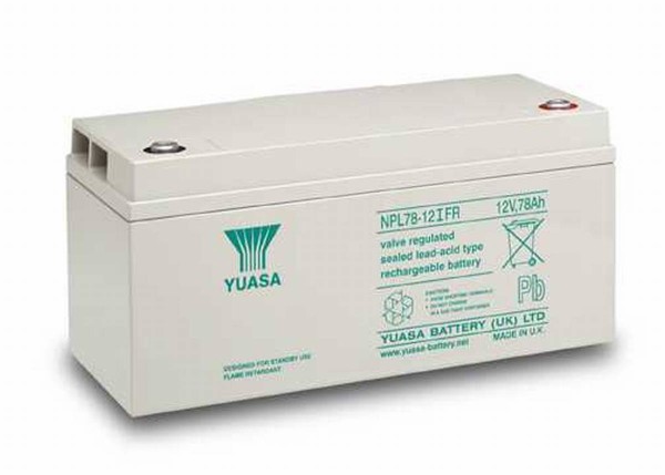 Yuasa NPL78-12IFR 78Ah 12V Lead-Acid Battery Long Life AGM Battery