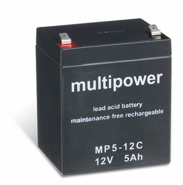 Multipower MP5-12C / 12V 5Ah lead battery cycle type