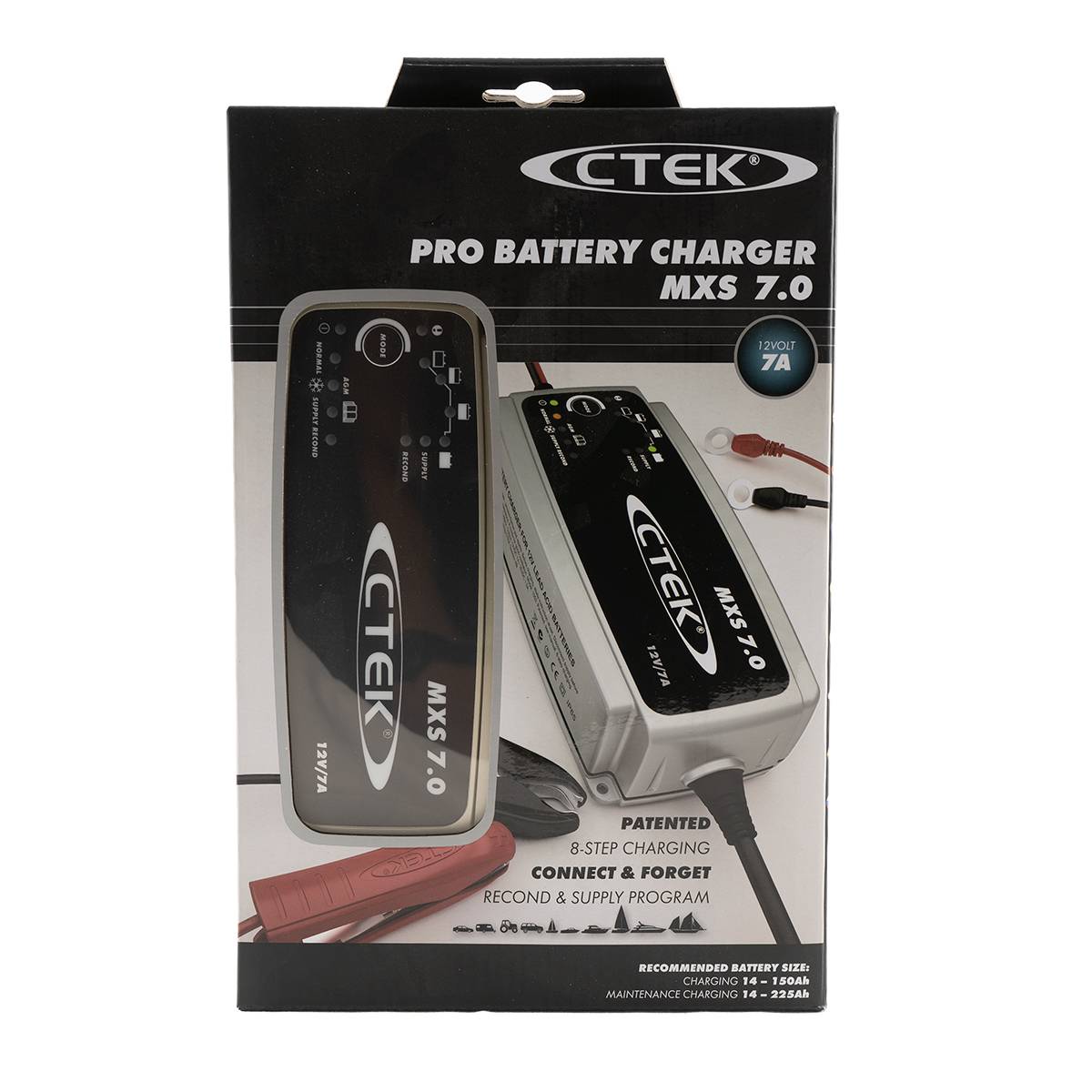 CTEK MXS 7.0-12V Charger (AC-grid) for lead battery 12V 7A