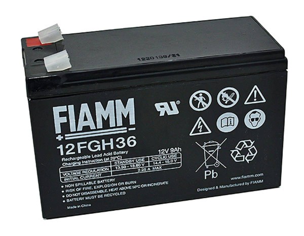 Fiamm 12FGH36 12V 9.0Ah lead fleece battery / lead battery FGH20902