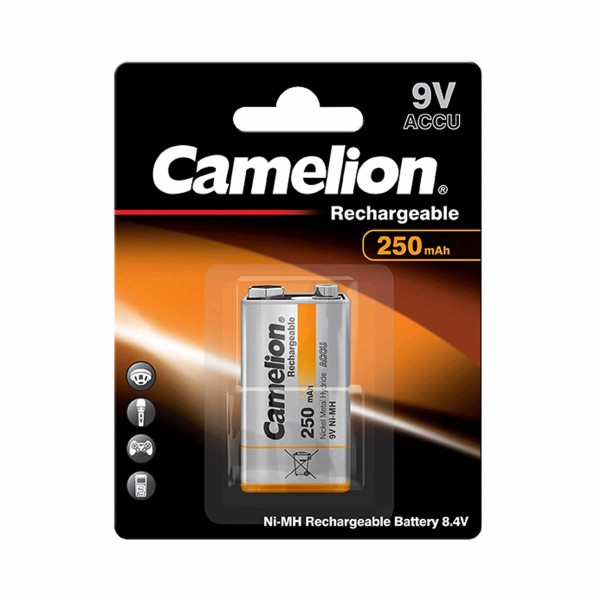 Camelion battery 9V block 250mAh NiMH (1 blister)