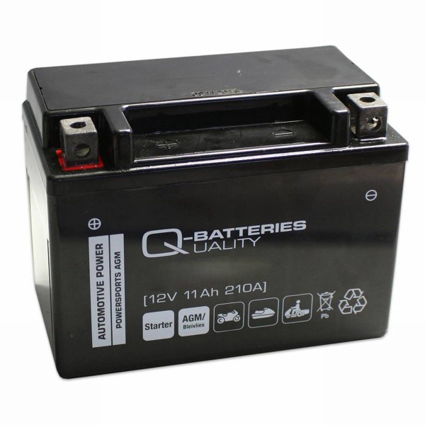 Q-Batteries Motorcycle Battery QTZ12-S Gel 58901 12V 11,1Ah 170A
