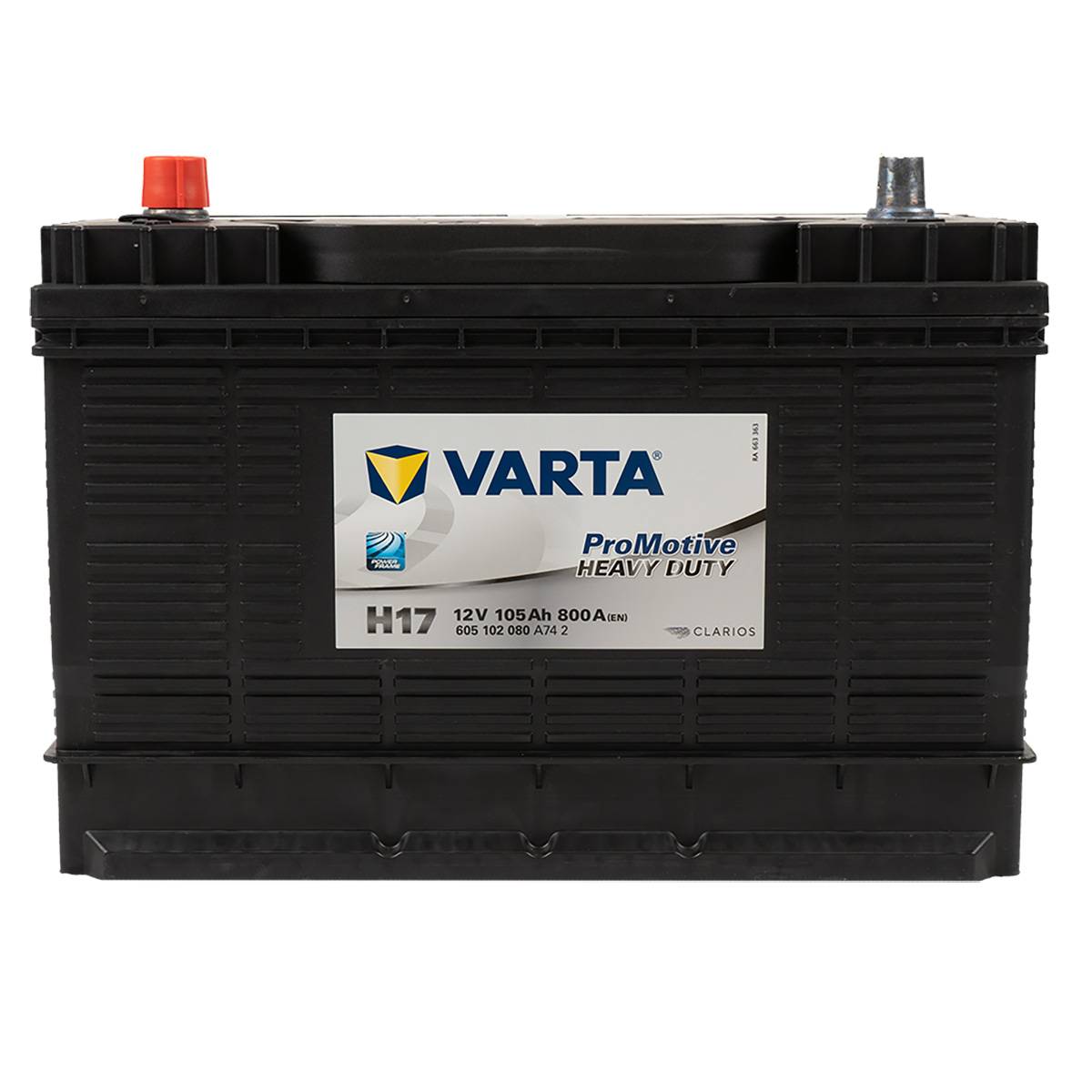 VARTA H17 ProMotive Heavy Duty 12V 105Ah 800A LKW-Batterie 605 102 080, Starterbatterie, Caravan, Kfz, Batterien für