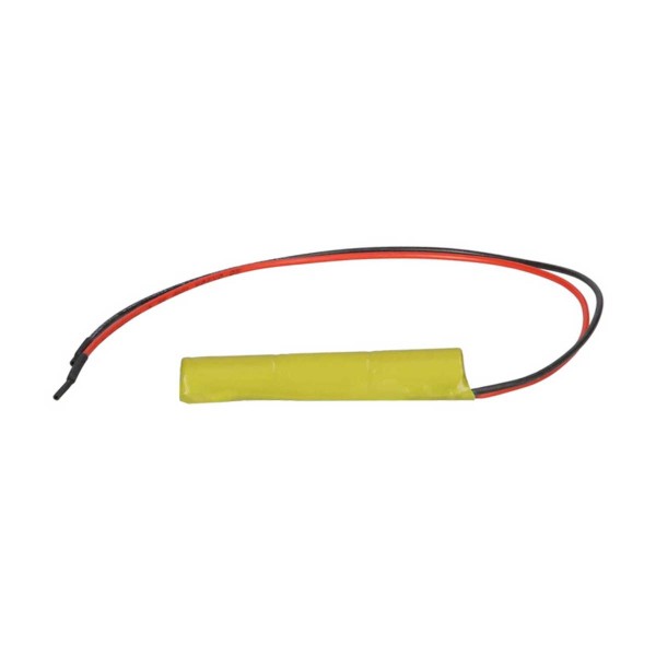 Battery pack 3.6V 500mAh NiMH, Xcell Battery Lady L3x1 N High Top L125 mm with cable