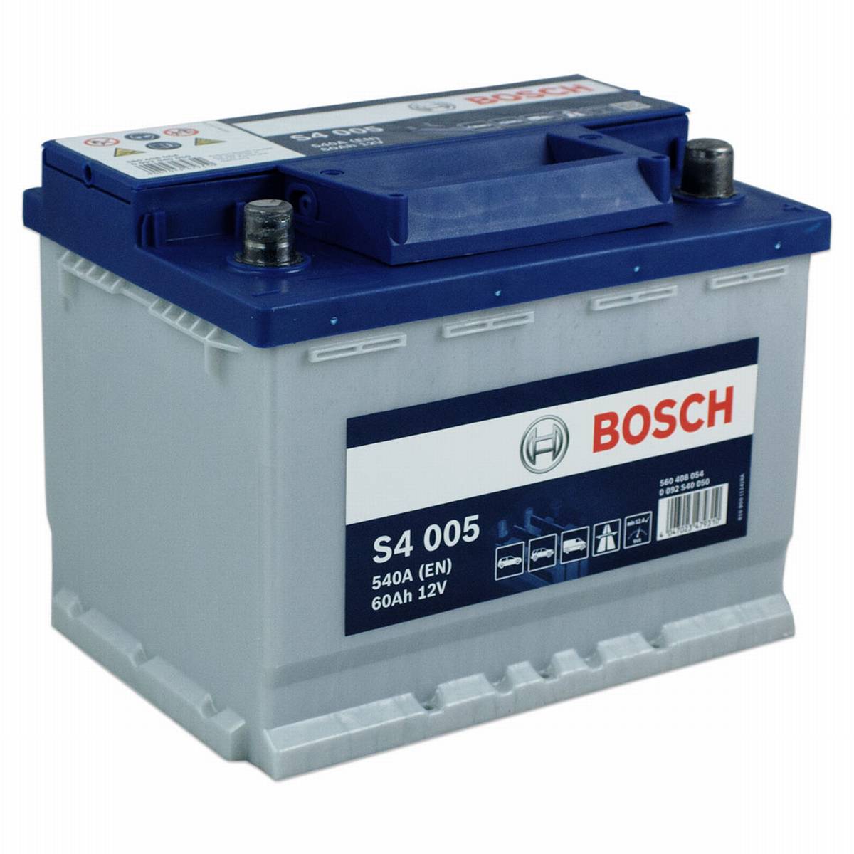 Bosch S4 005 Autobatterie 12V 60Ah 540A, Starterbatterie, Boot, Batterien für