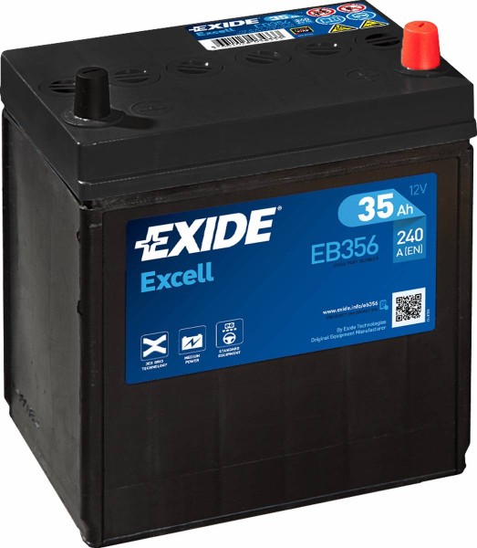 Exide EB356 Excell 12V 35 Ah 240A car battery