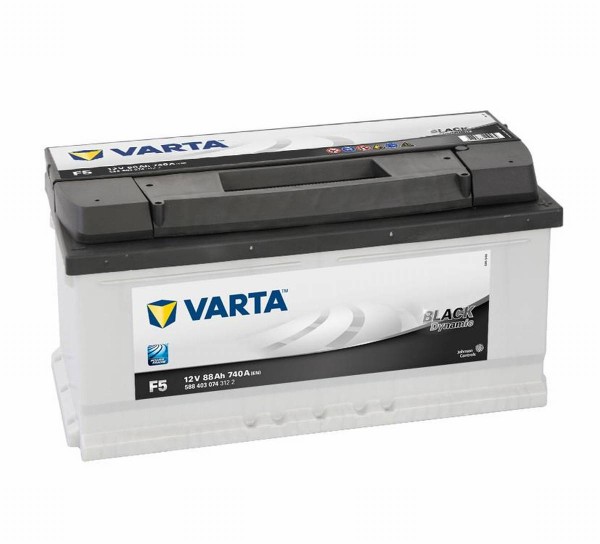 VARTA F5 Black Dynamic 12V 88Ah 740A Autobatterie 588 403 074, Starterbatterie, Boot, Batterien für