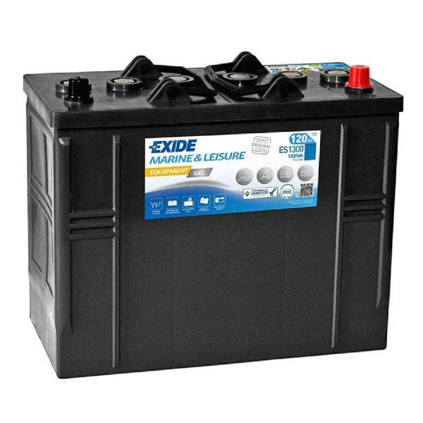 Exide ES 1300 (replaces G120S) 12V 120Ah lead gel battery VRLA