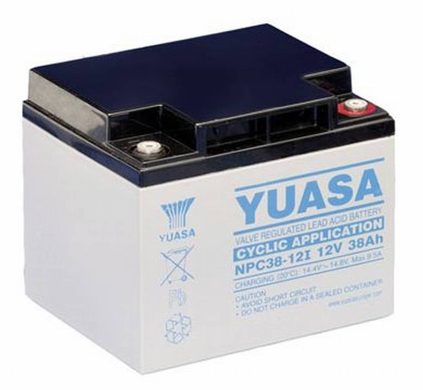 Yuasa NPC38-12I 38Ah 12V lead acid battery Cycle type