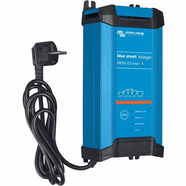Victron IP22 24/16 (3) Blue Smart charger for lead and lithium batteries