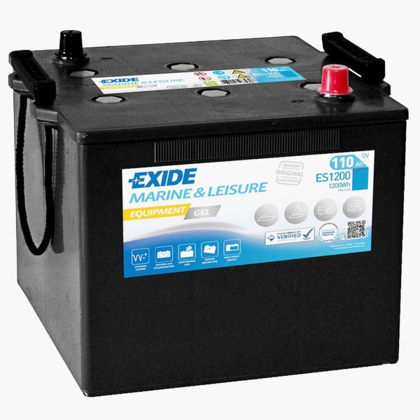 Exide ES 1200 (replaces G110) 12V 110Ah lead gel battery VRLA