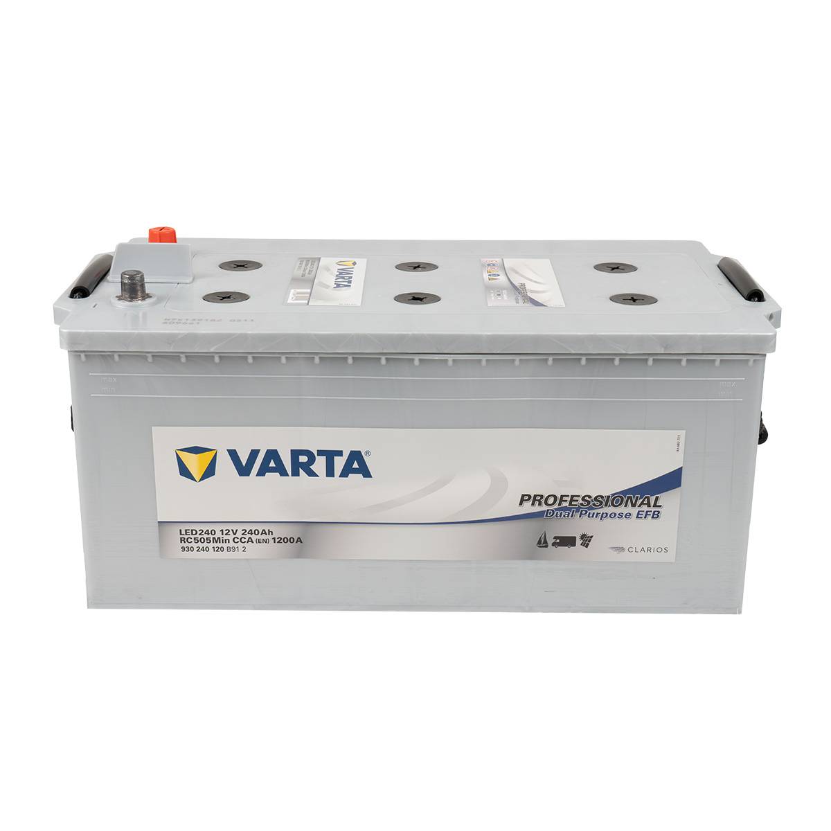 Varta LED240 Professional EFB 12V 240Ah 1200A 930 240 120, Versorgungsbatterie, Caravan, Batterien für