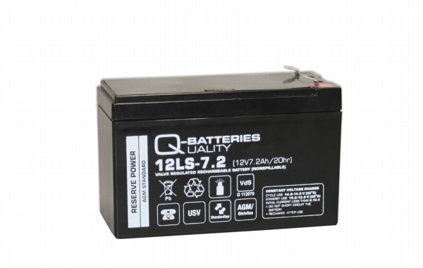 Replacement battery for AEG series with 7.2Ah F1 connector
