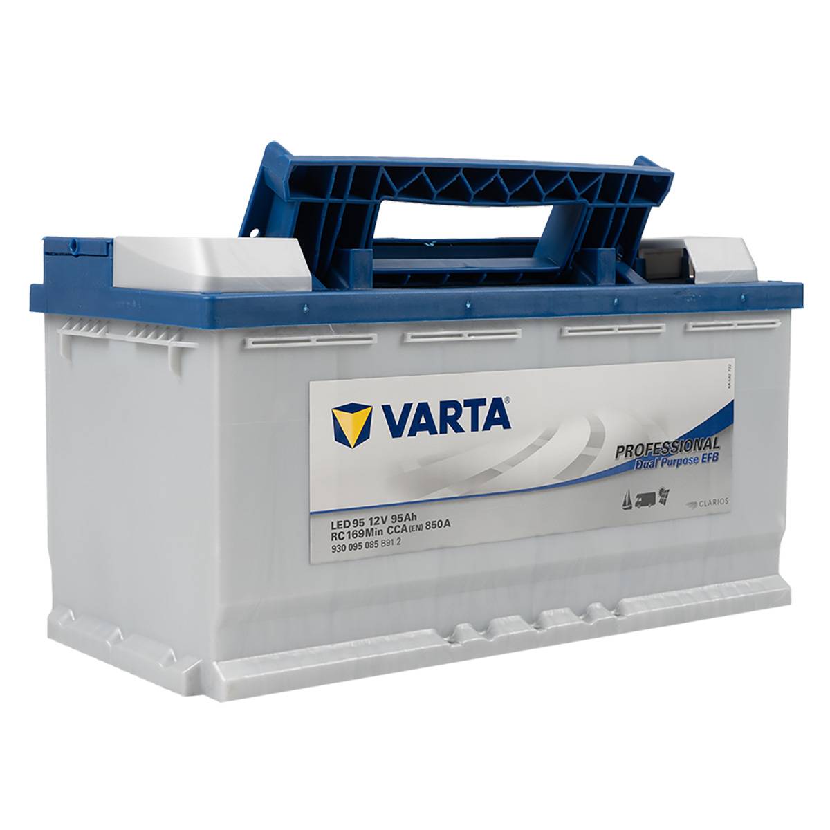 Varta LED95 Professional EFB 12V 95Ah 850A 930 095 085, Supply batteries, Motorhomes & RV, Batteries by application
